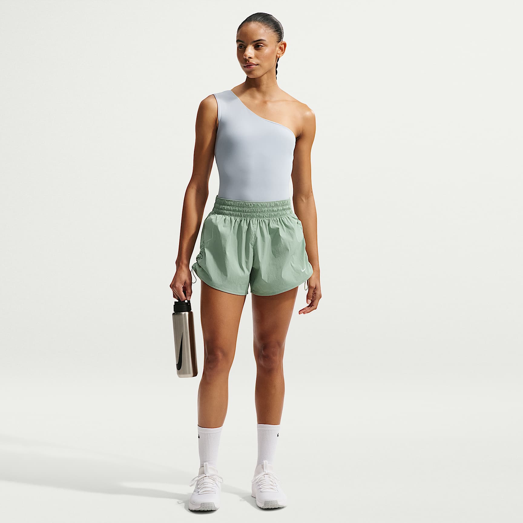 NIKE 鉢 Nike One Women's Dri-FIT Brief-Lined High-Waisted 5
